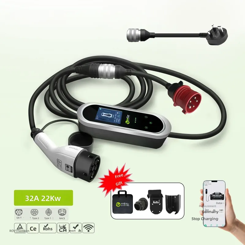 Ev Charger Type 2 22Kw 32A 3 Phase - Chargeur EV triphasé 22 kW 32A,