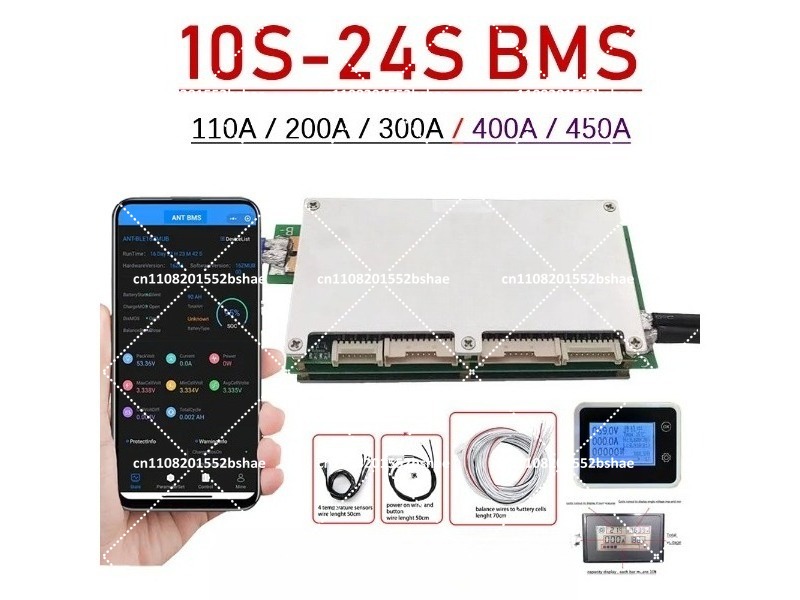 Carte de protection de batteri - Smart Bms 24S 200A Bluetooth Lifepo4 avis et prix