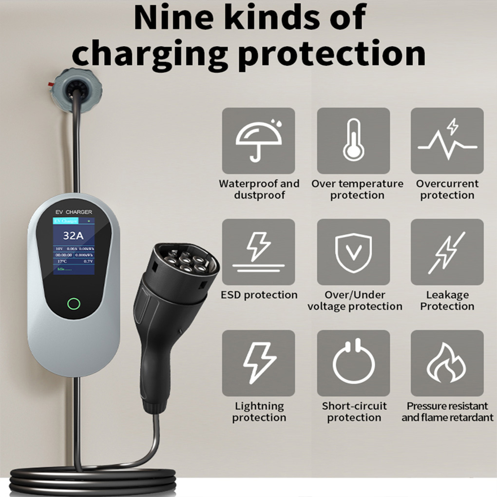 Chargeur EV Portable de Type 2 - Ev Charger Type 2 22Kw 32A 3 Phase avis et prix